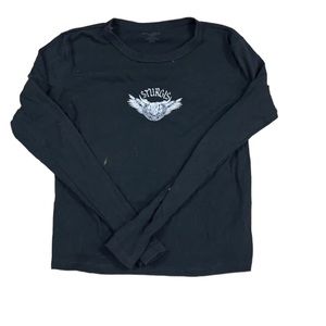 Brandy Melville Sturgis black long sleeve graphic tee
